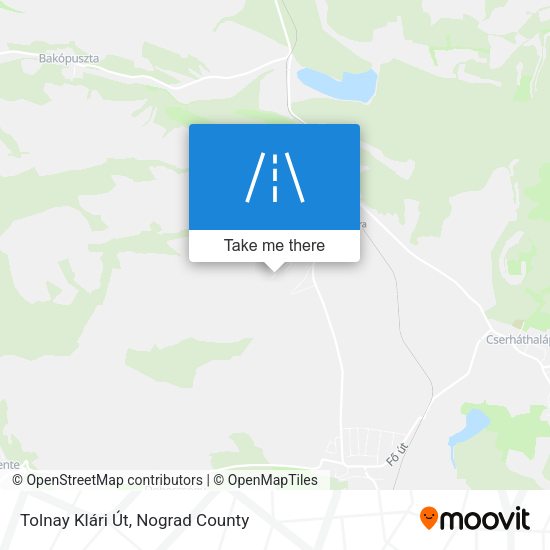 Tolnay Klári Út map