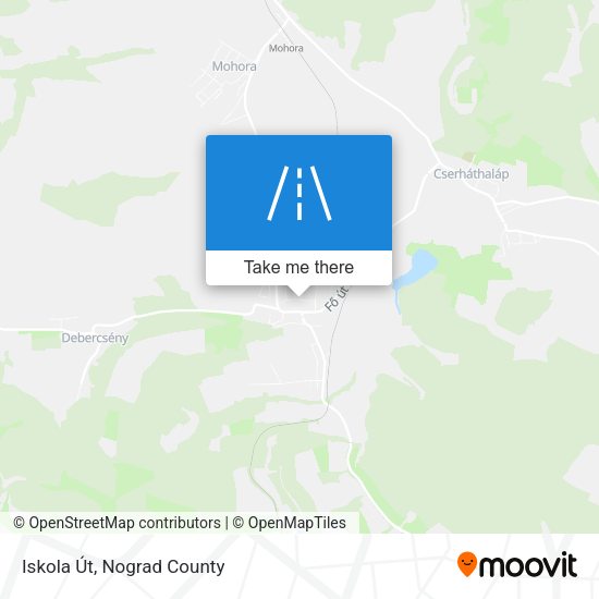 Iskola Út map