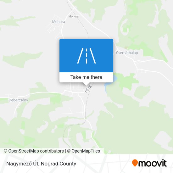 Nagymező Út map