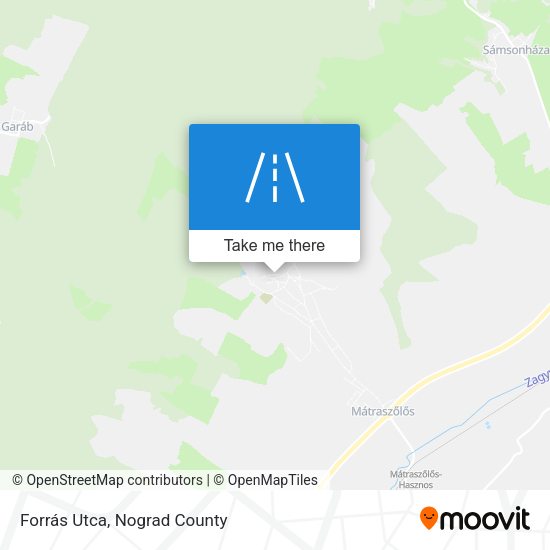 Forrás Utca map