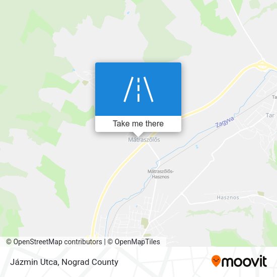 Jázmin Utca map