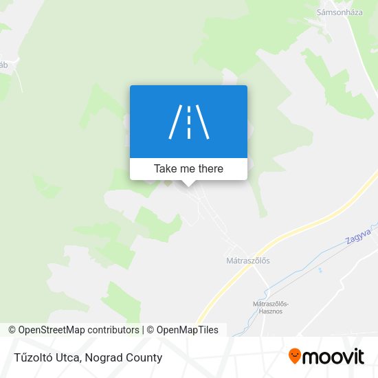 Tűzoltó Utca map