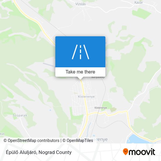 Épülő Aluljáró map