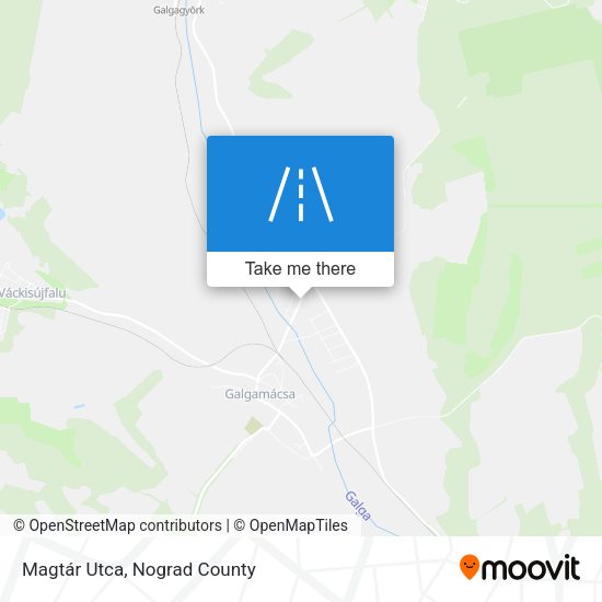 Magtár Utca map