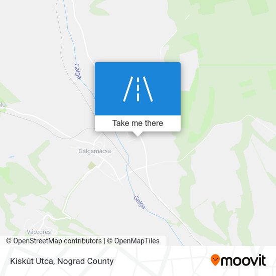 Kiskút Utca map