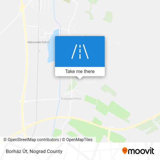 Borház Út map