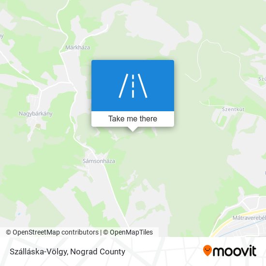 Szálláska-Völgy map