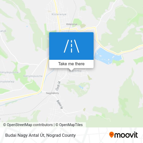 Budai Nagy Antal Út map
