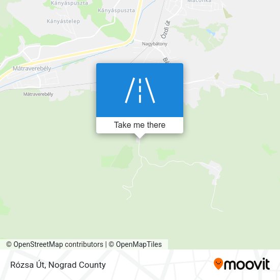 Rózsa Út map