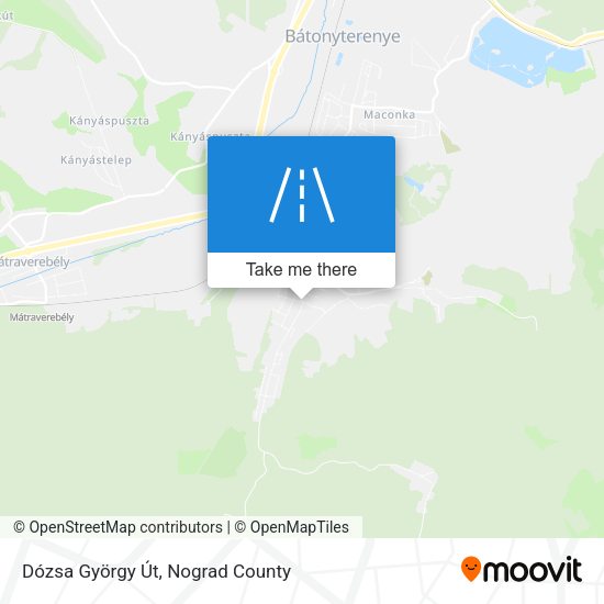 Dózsa György Út map