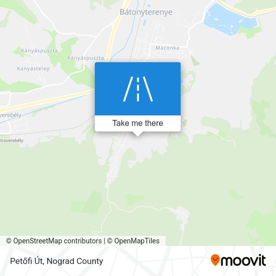Petőfi Út map
