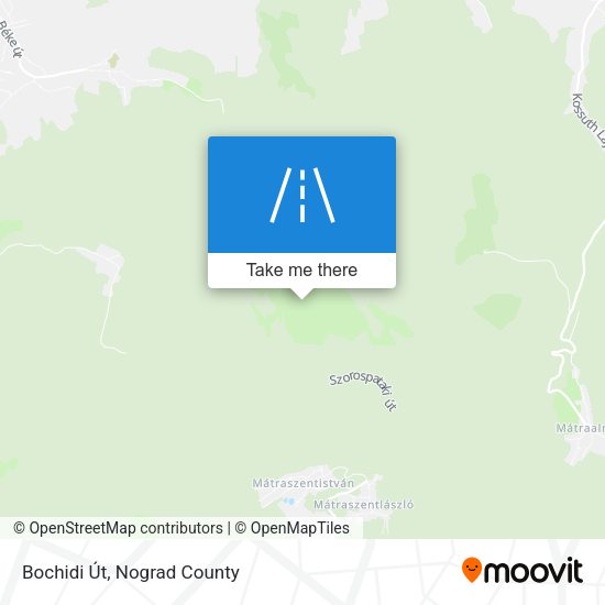 Bochidi Út map