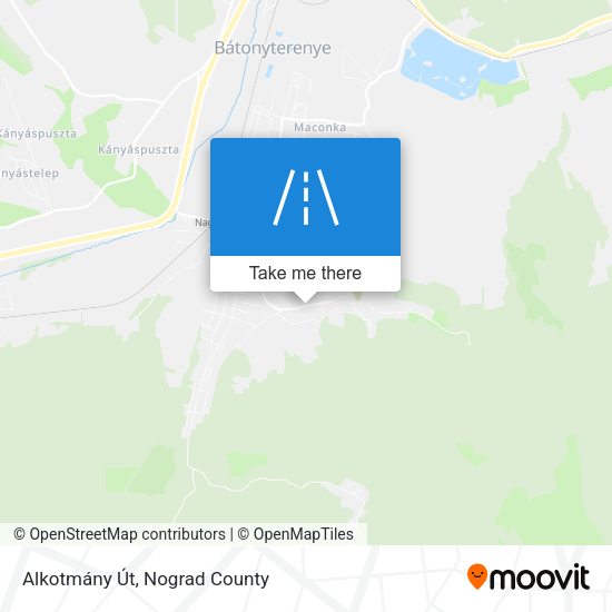 Alkotmány Út map
