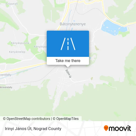 Irinyi János Út map