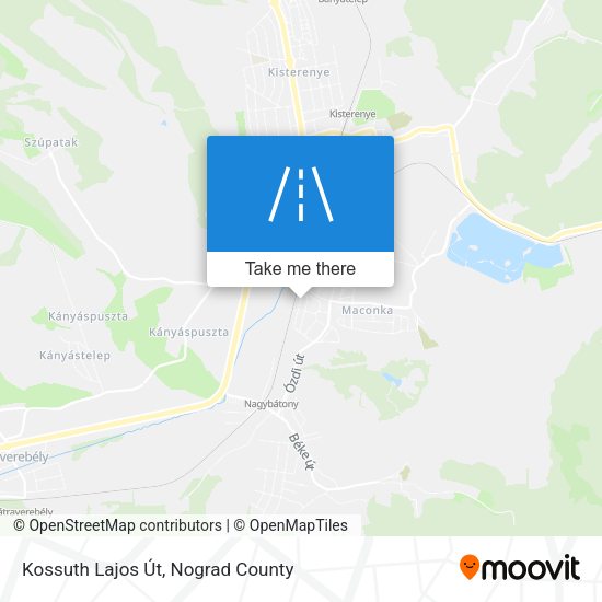 Kossuth Lajos Út map