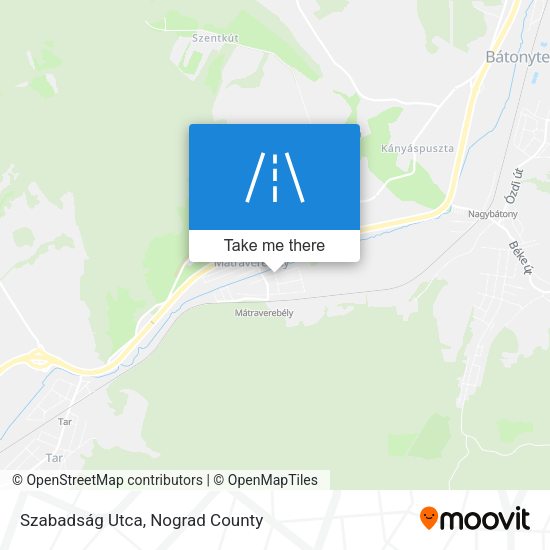 Szabadság Utca map