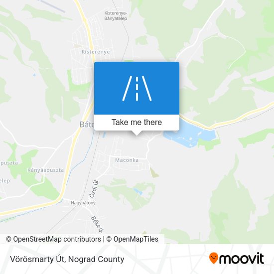 Vörösmarty Út map