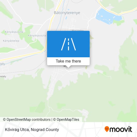 Kővirág Utca map