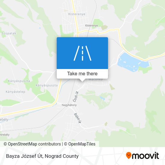 Bayza József Út map