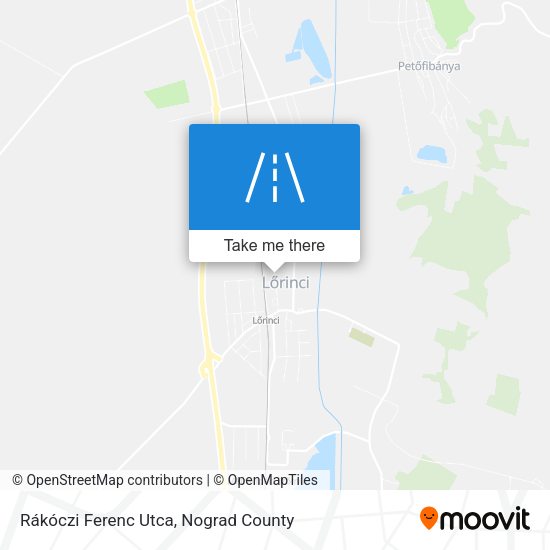 Rákóczi Ferenc Utca map