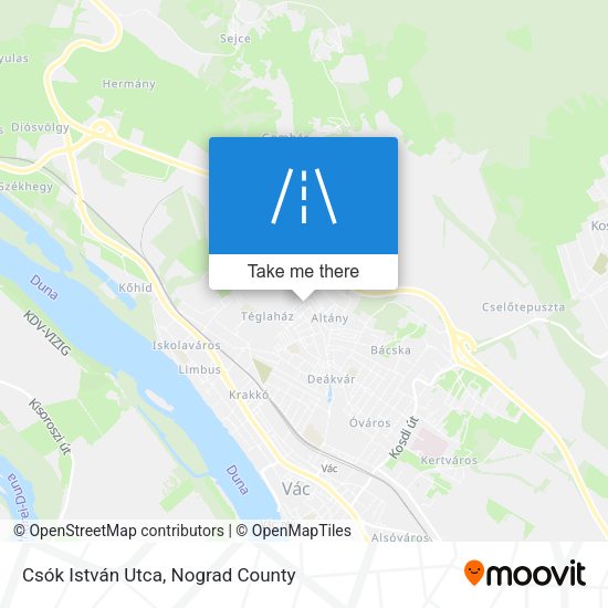 Csók István Utca map