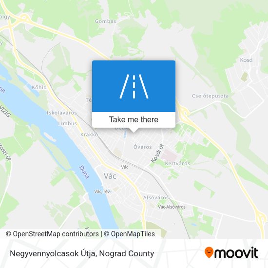 Negyvennyolcasok Útja map