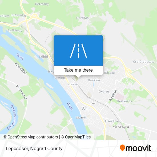 Lépcsősor map