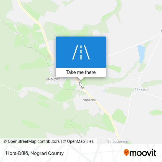 Hora-Dűlő map