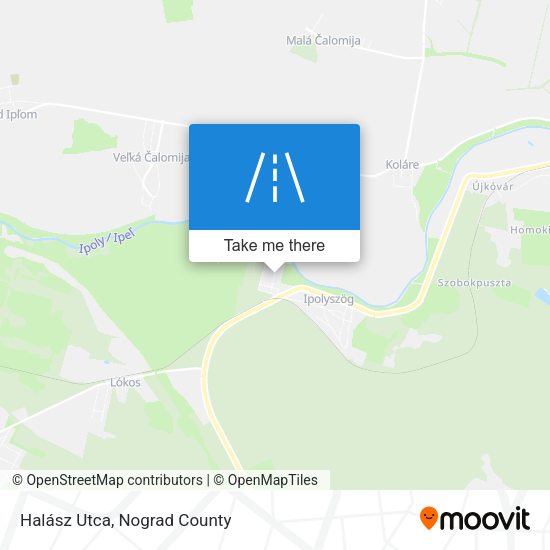 Halász Utca map