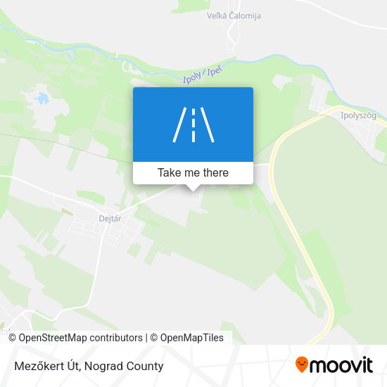 Mezőkert Út map