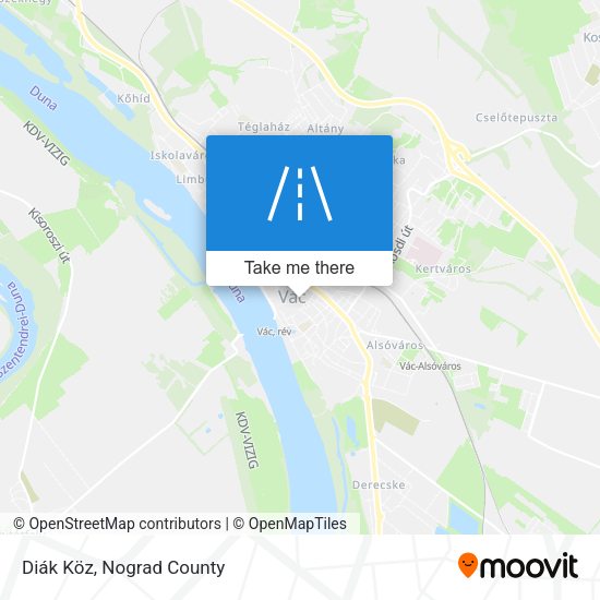 Diák Köz map
