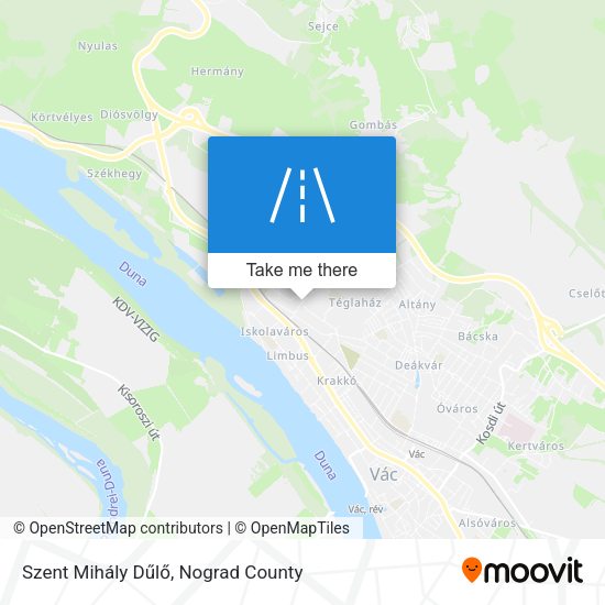 Szent Mihály Dűlő map