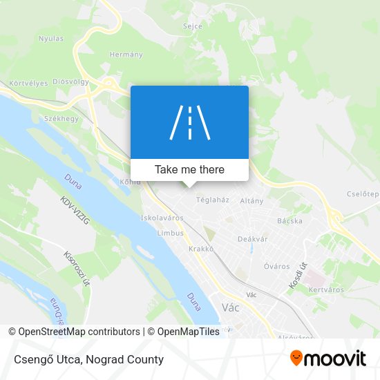 Csengő Utca map