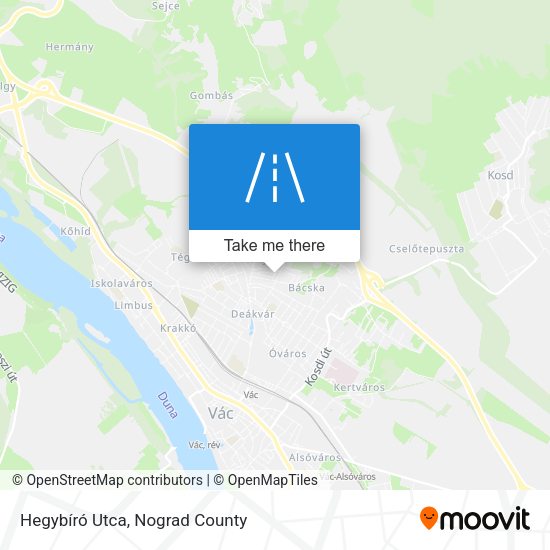 Hegybíró Utca map