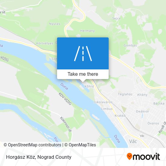 Horgász Köz map