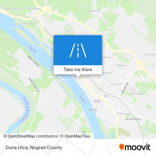 Duna Utca map