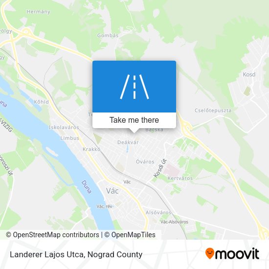 Landerer Lajos Utca map