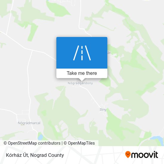 Kórház Út map