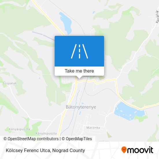 Kölcsey Ferenc Utca map