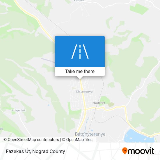 Fazekas Út map
