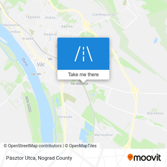 Pásztor Utca map