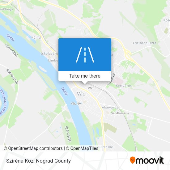 Sziréna Köz map