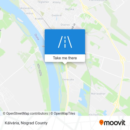 Kálvária map