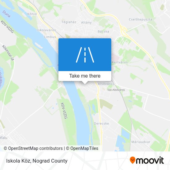 Iskola Köz map