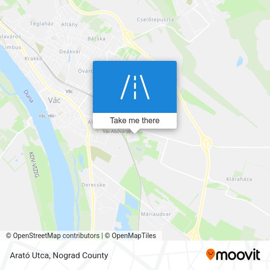 Arató Utca map