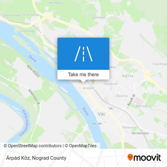 Árpád Köz map