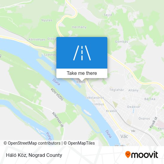 Háló Köz map