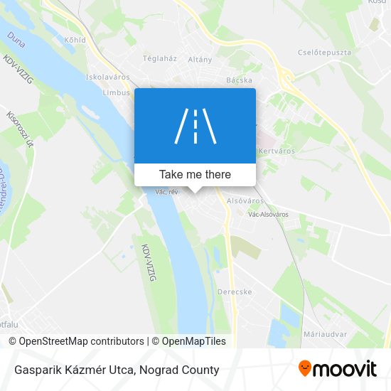 Gasparik Kázmér Utca map