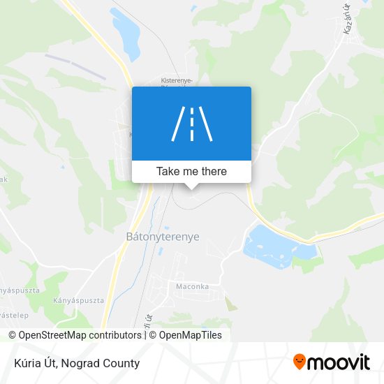 Kúria Út map