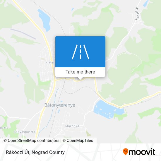Rákóczi Út map